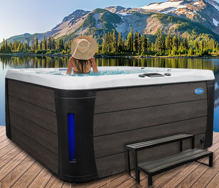 Calspas hot tub being used in a family setting - hot tubs spas for sale Cedar Rapids